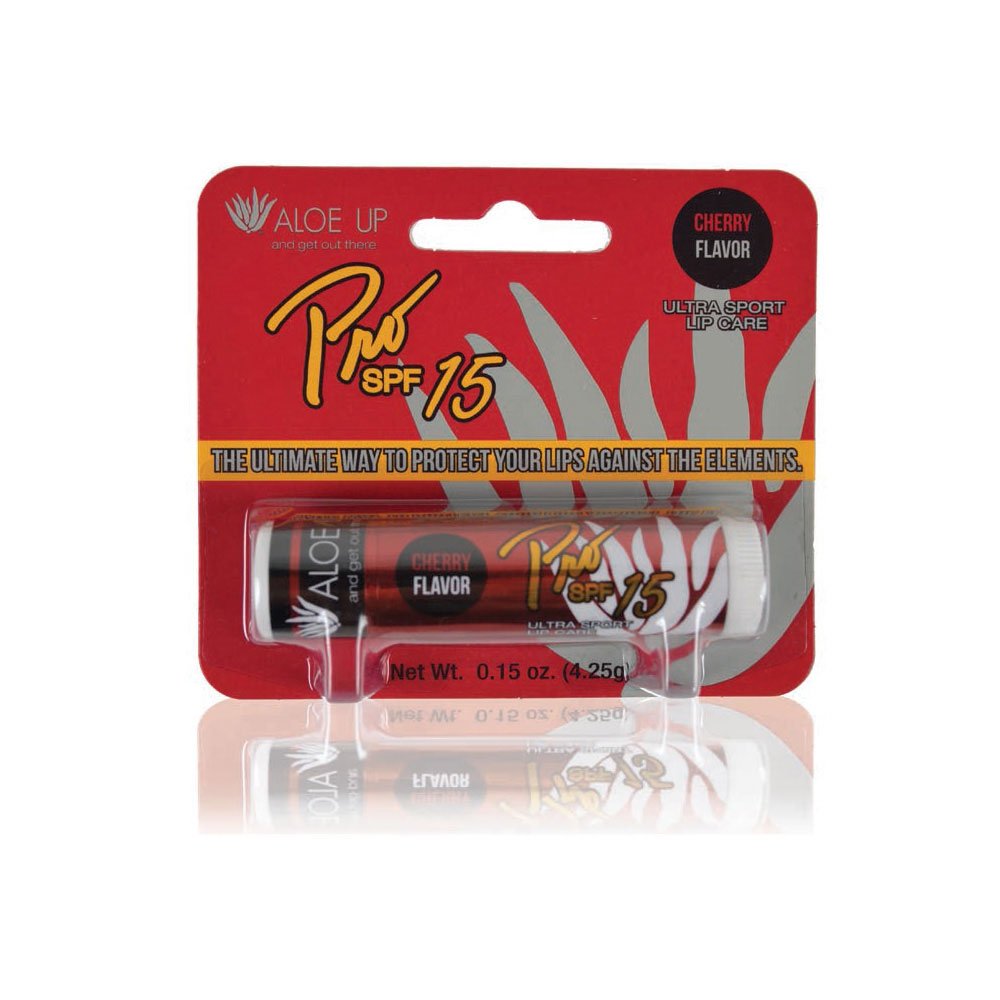 Aloe Up Cherry SPF 15 lip balm for outdoor sports protection