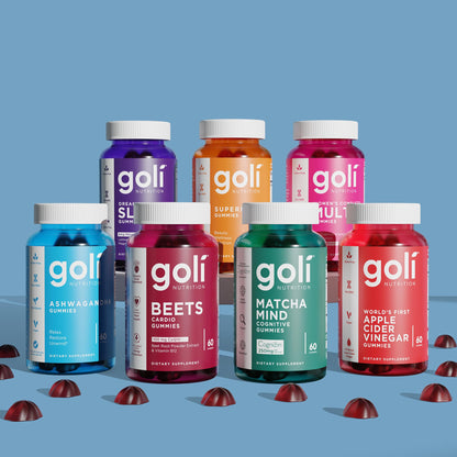 Side profile of Goli Matcha Mind cognitive supplement
