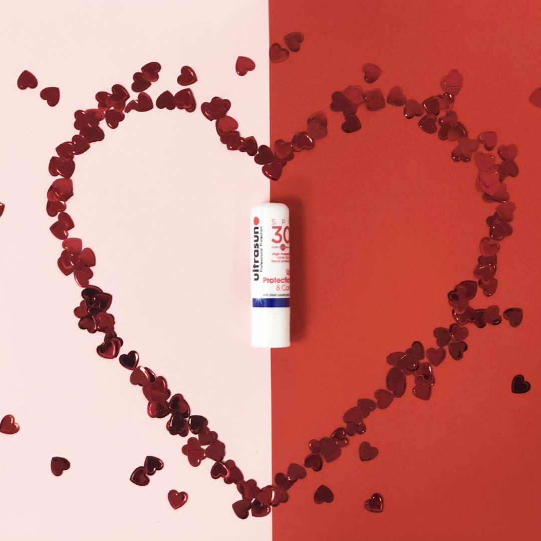 Ultrasun SPF 30 lip treatment tube showing size and branding