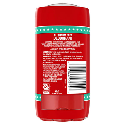 Close up of the clear application formula of Old Spice Pure Sport