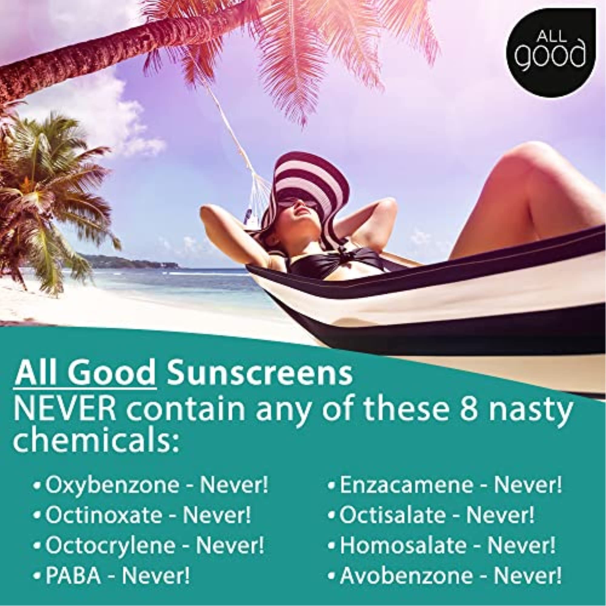 Water resistant broad spectrum SPF 30 plus travel size sunstick side profile