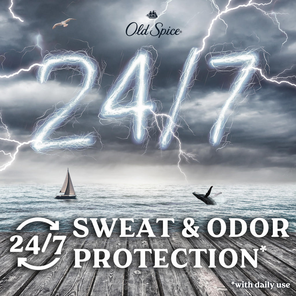 Old Spice men deodorant solid stick texture view