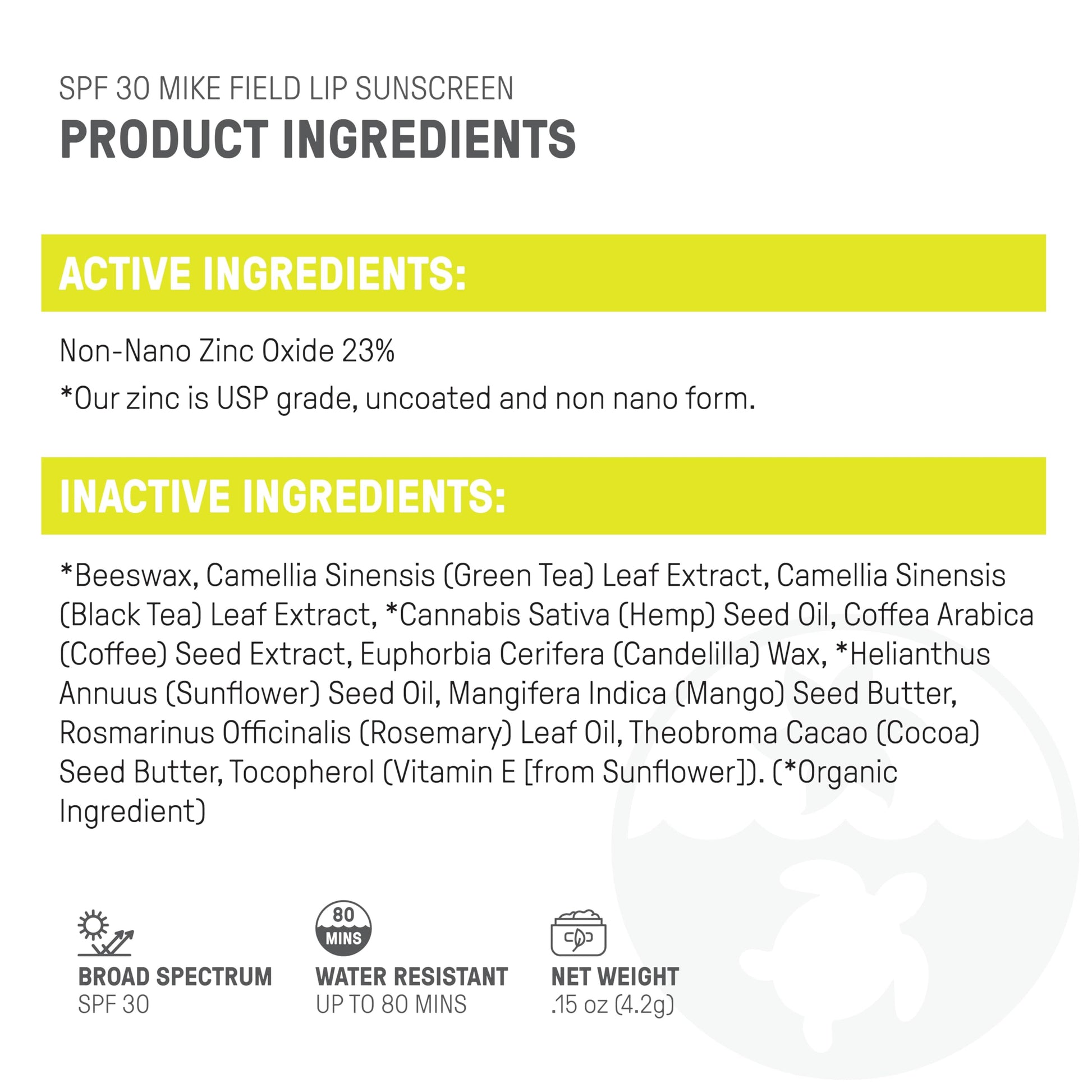 Authentic Raw Elements Mike Field sun care product