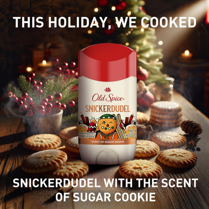 Old Spice Snickerdudel stick with cap removed