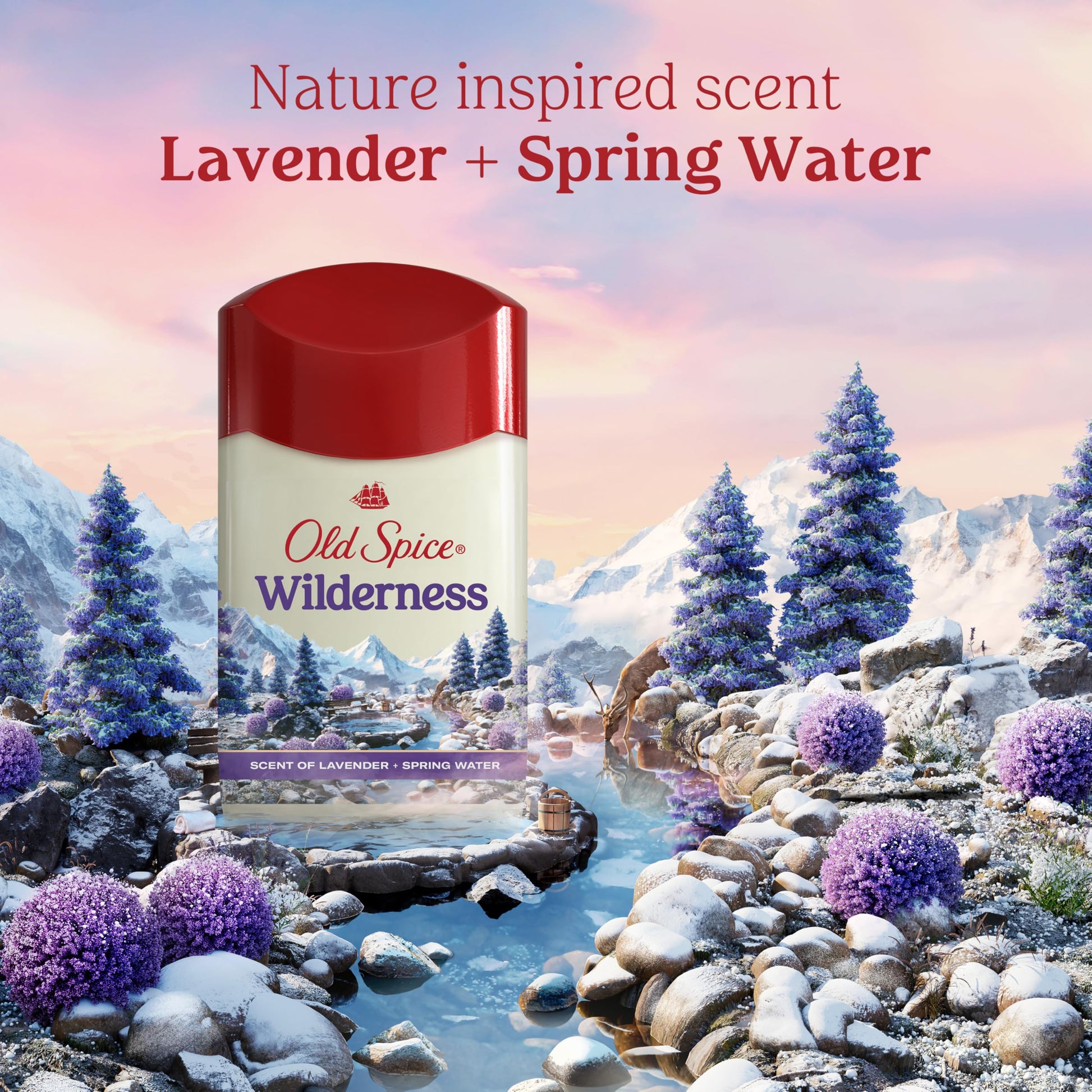 Old Spice natural lavender oil infused daily grooming product for men