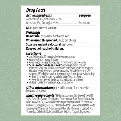 Hiker's Gold SPF 15 lip balm for sun and wind protection