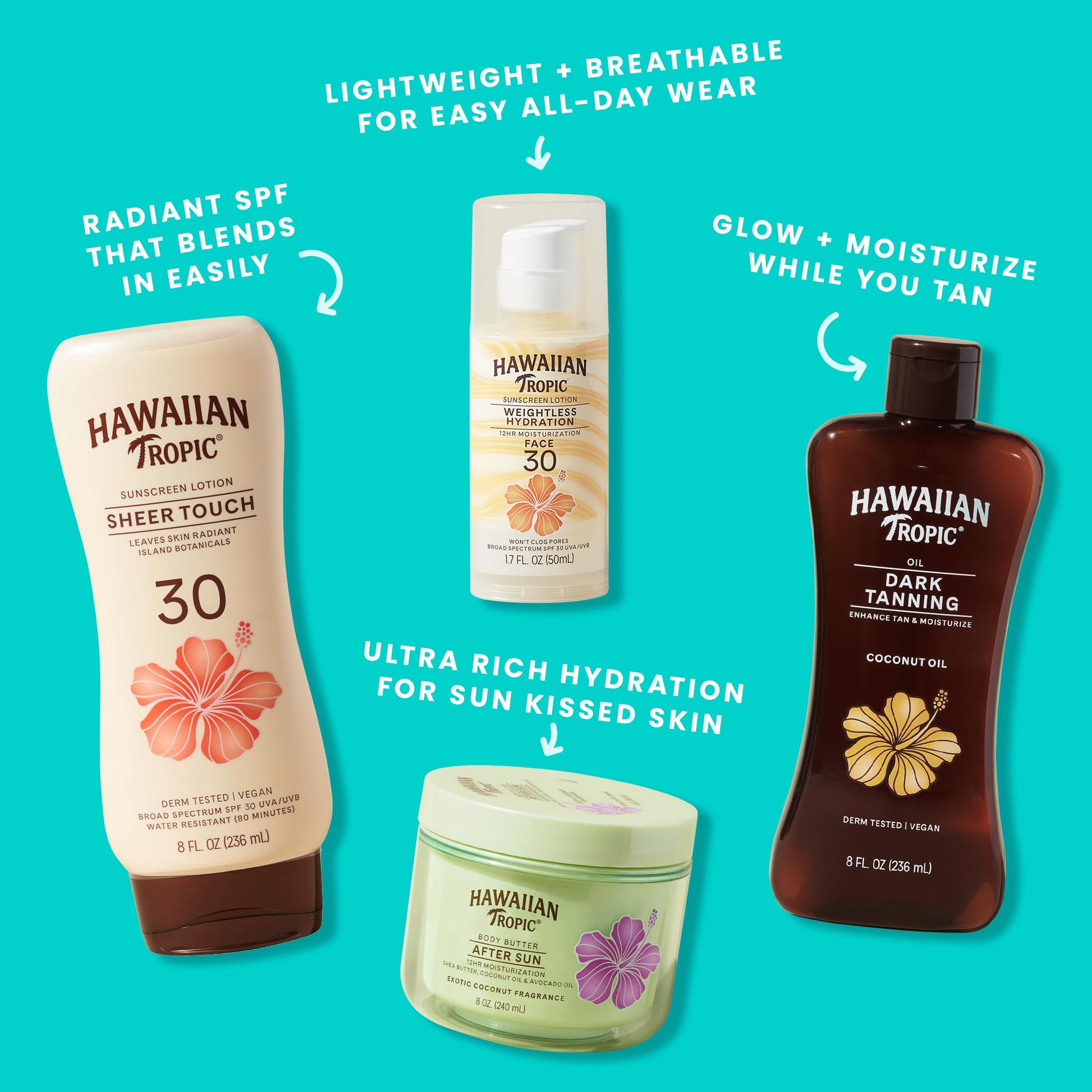 Hawaiian Tropic travel size sunscreen lip balm twin pack