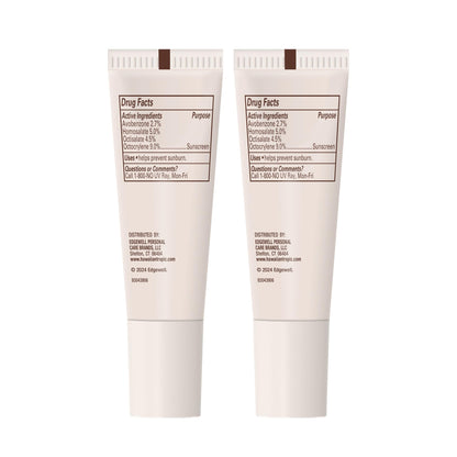 Side profile of Hawaiian Tropic lip balm stick