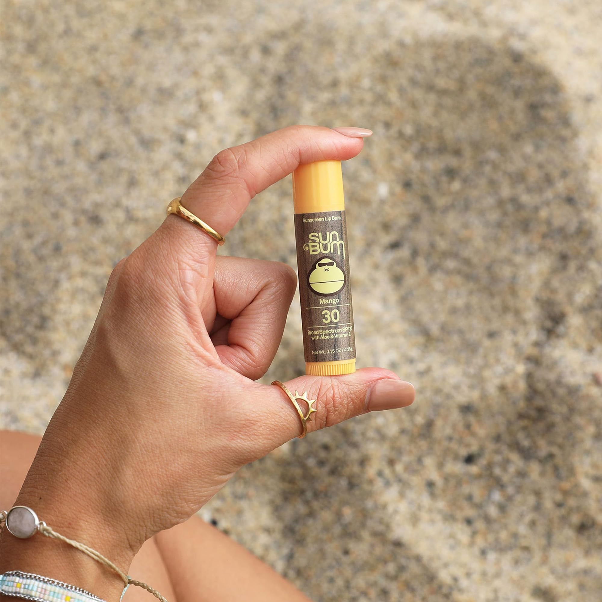 Authentic Sun Bum SPF 30 lip balm side profile