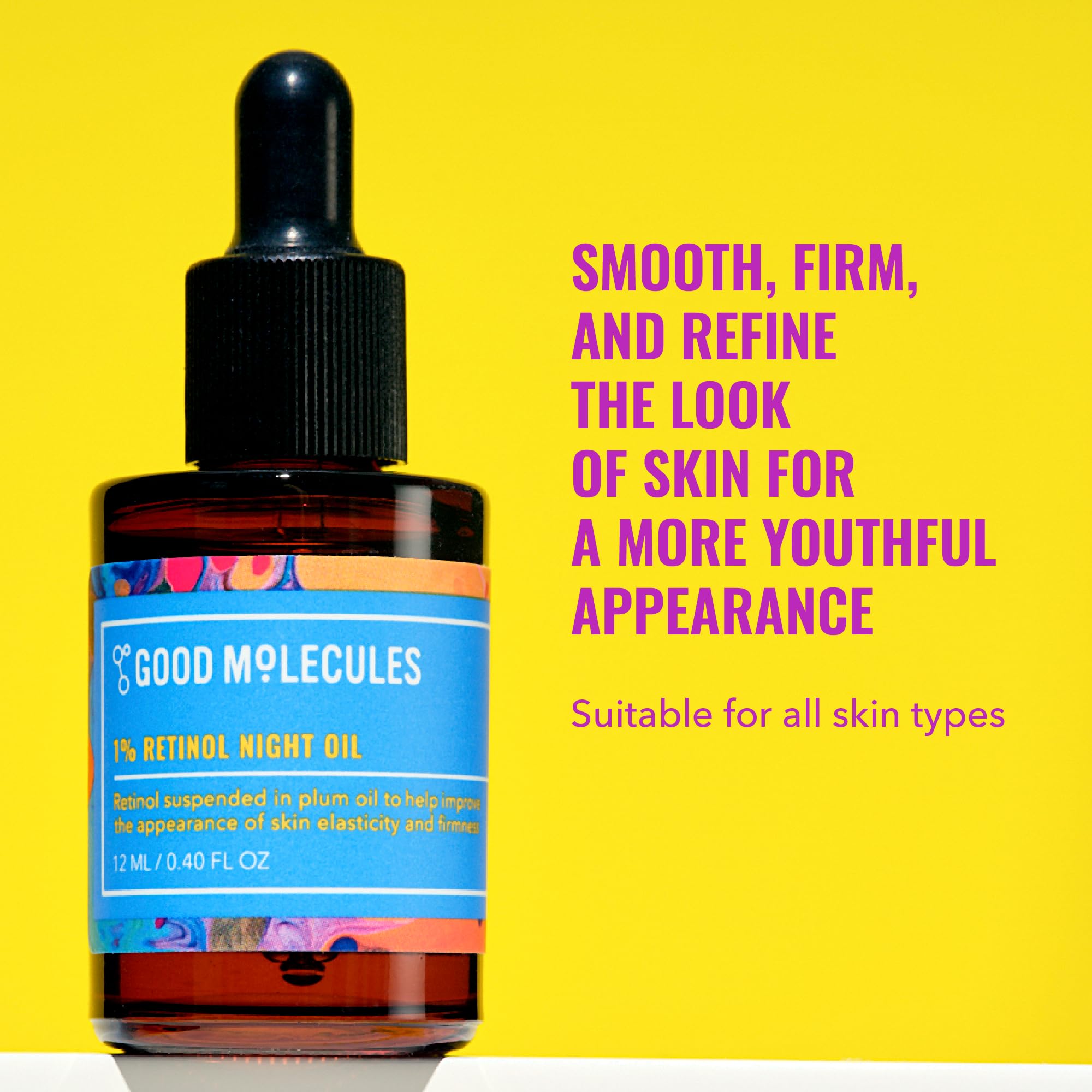 Good Molecules Retinol and Rosehip Face Oil packaging showing ingredient percentages