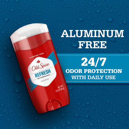 Old Spice High Endurance Fresh three ounce twin pack showing American import details