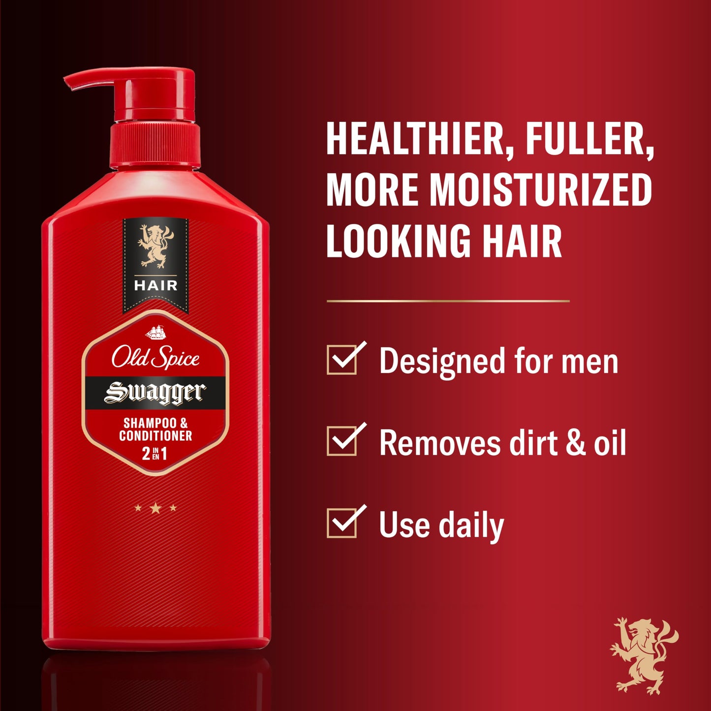 Old Spice Cedarwood Lime scent men hair care product packaging