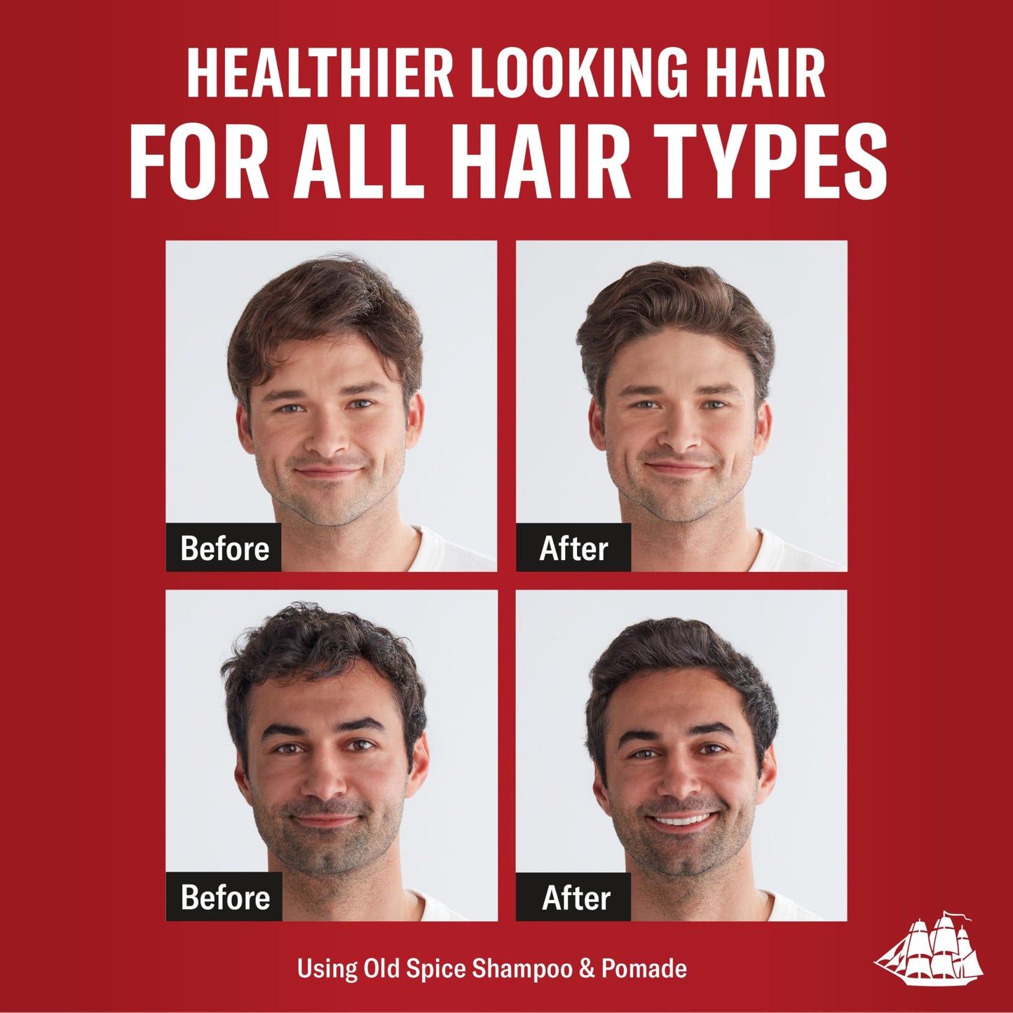 Close up of Old Spice 2-in-1 clarifying shampoo for men