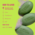 Good Molecules skincare bar texture close up
