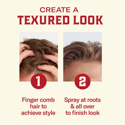 Old Spice men health and strong hair texturizing spray base view.