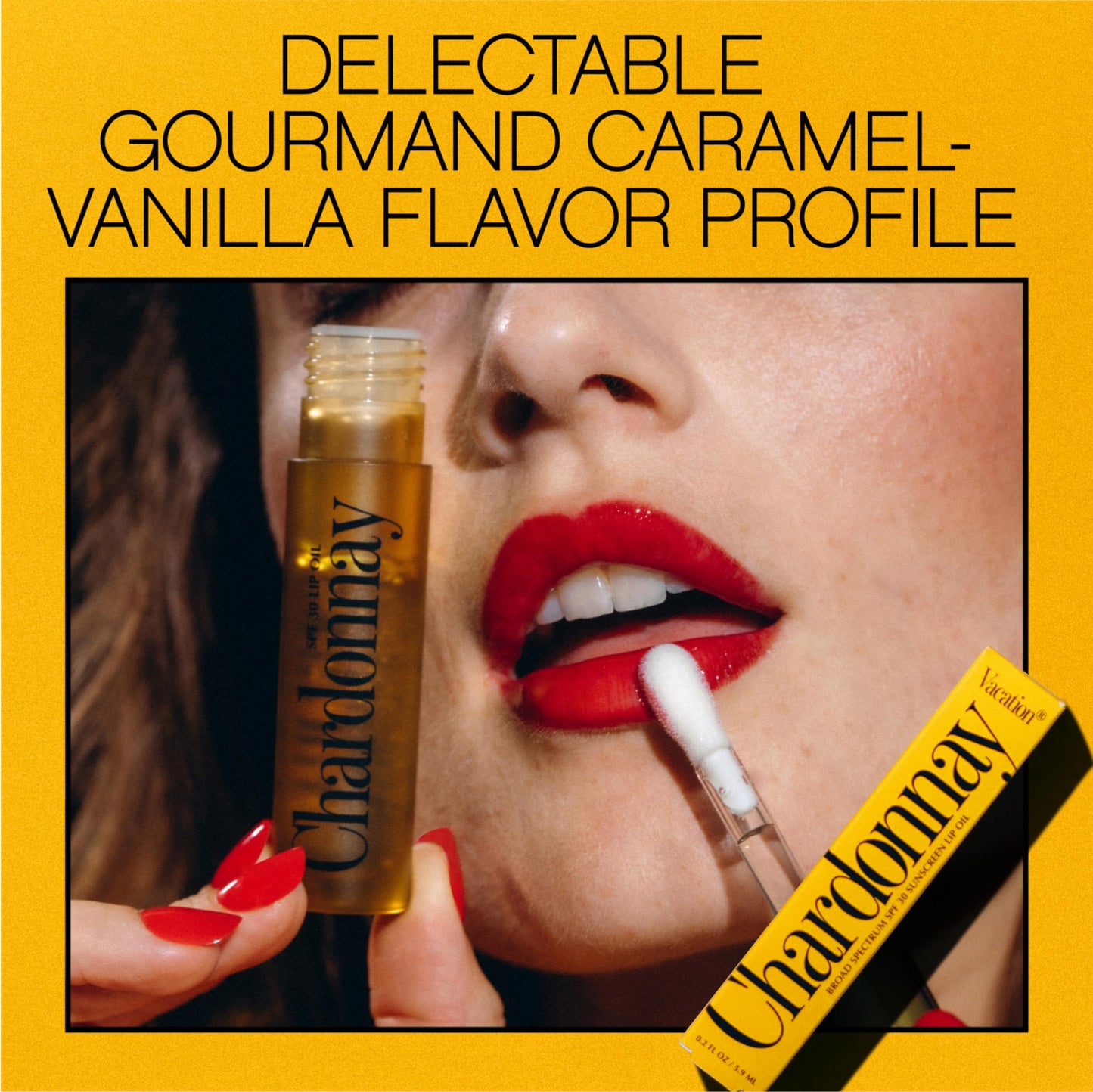 Vacation Chardonnay Lip Oil luxury beauty product set