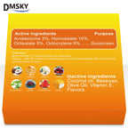Dmsky Sunscreen Lip Balm tubes arranged in a box