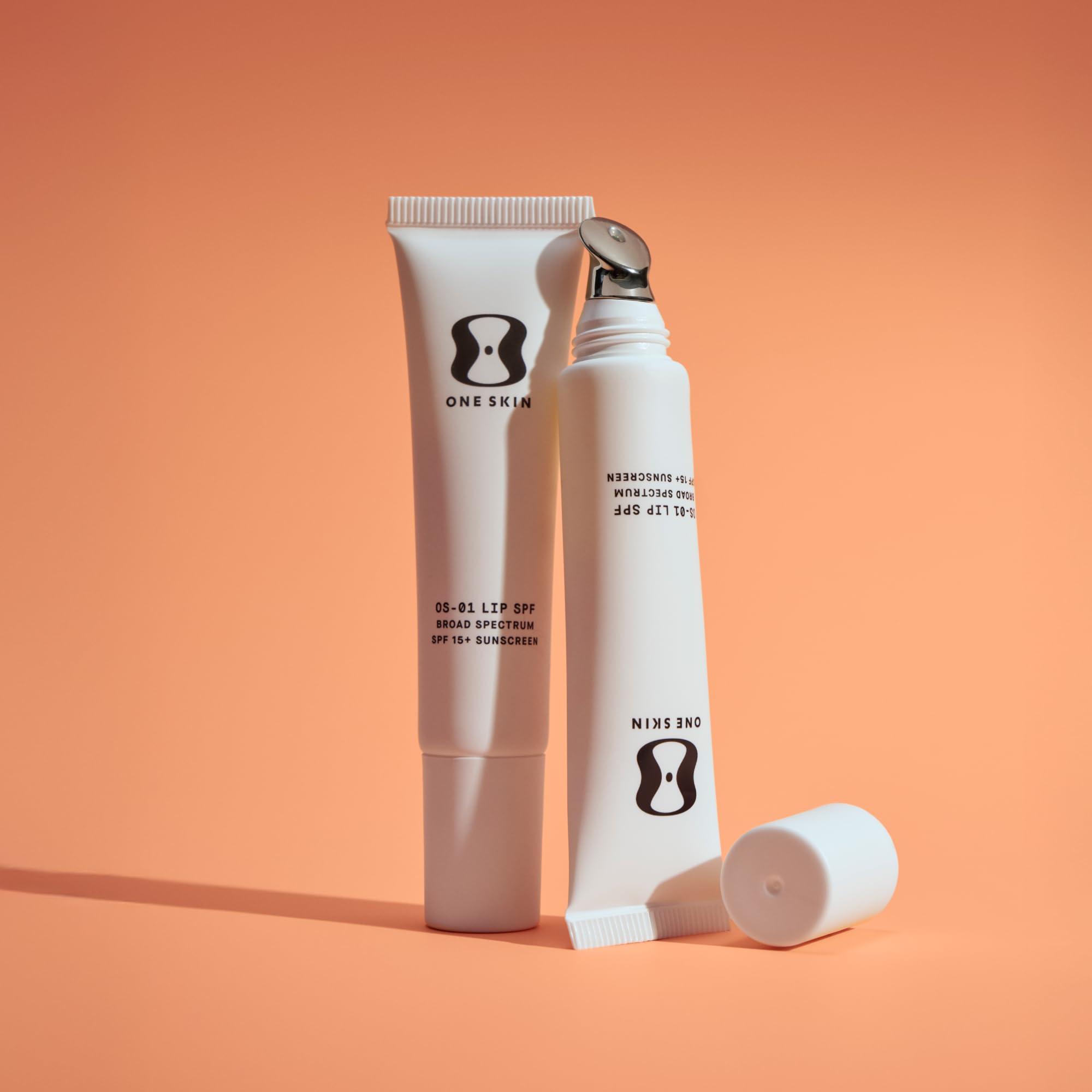 Detailed label of OneSkin OS-01 mineral lip sunscreen