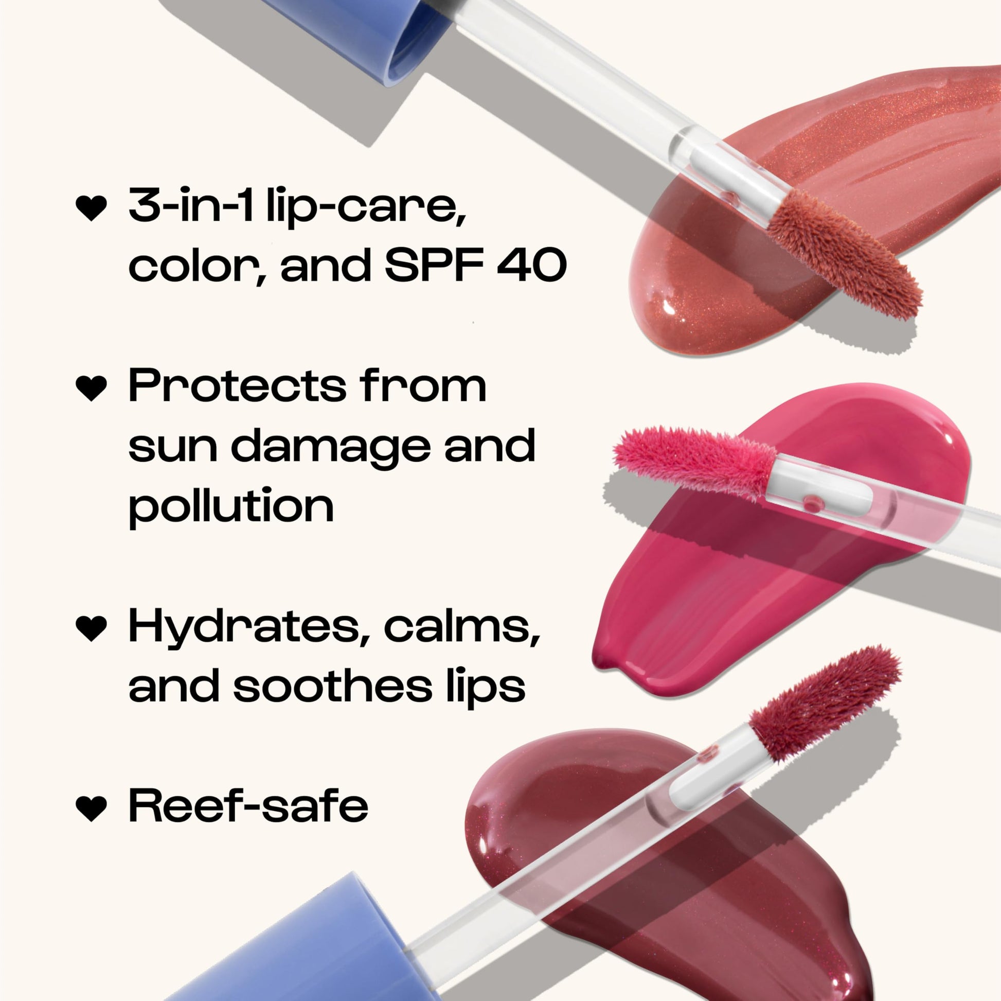 Alleyoop tinted lip oil applicator and texture