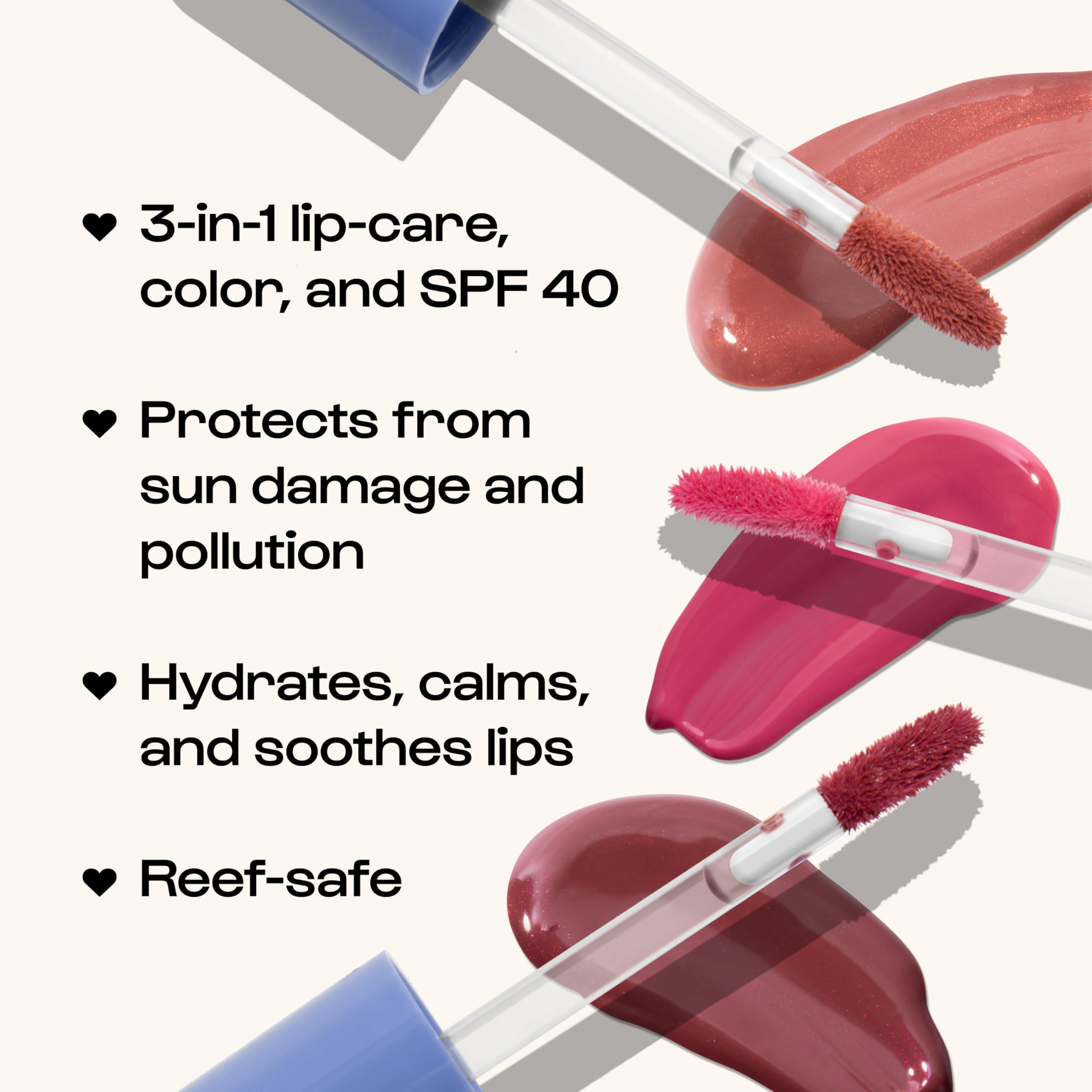 Alleyoop tinted lip oil applicator and texture