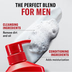 Old Spice Fiji shampoo and conditioner bottles side by side