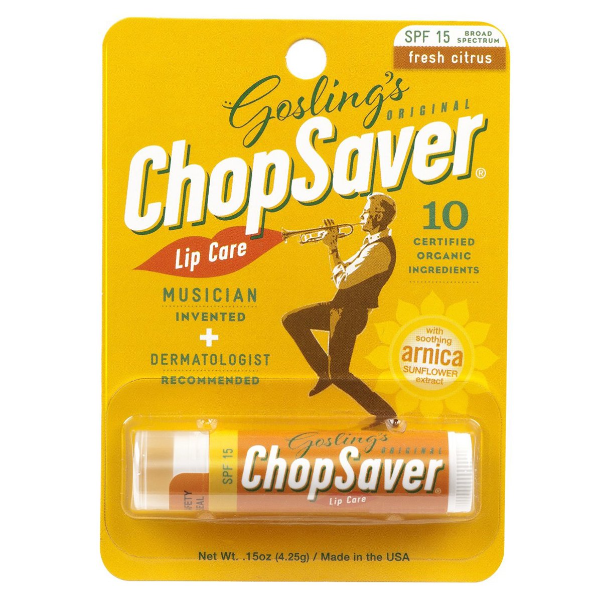 ChopSaver natural herbal therapy lip balm packaging