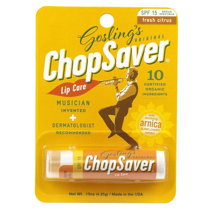 ChopSaver natural herbal therapy lip balm packaging