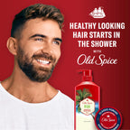 Texture of Old Spice Fiji 2 in 1 formula on palm