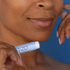 TIZO Tinted Lip Protection SPF 45 lifestyle application view
