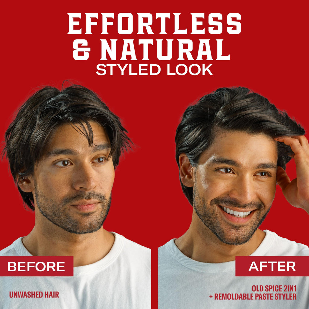 Close up of Old Spice Re-Moldable Paste texture