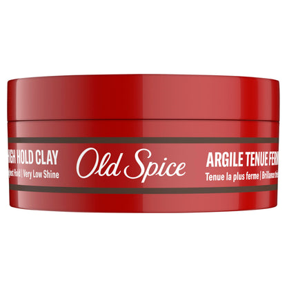 Old Spice coconut and wood scented hair clay product base