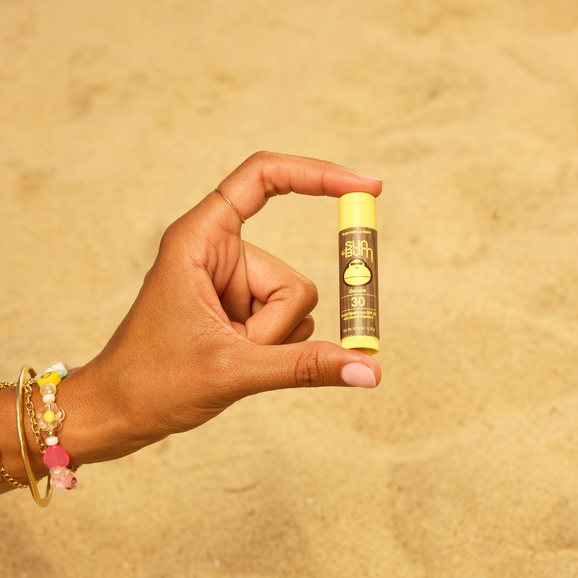 Sun Bum lip balm SPF 30 stick open