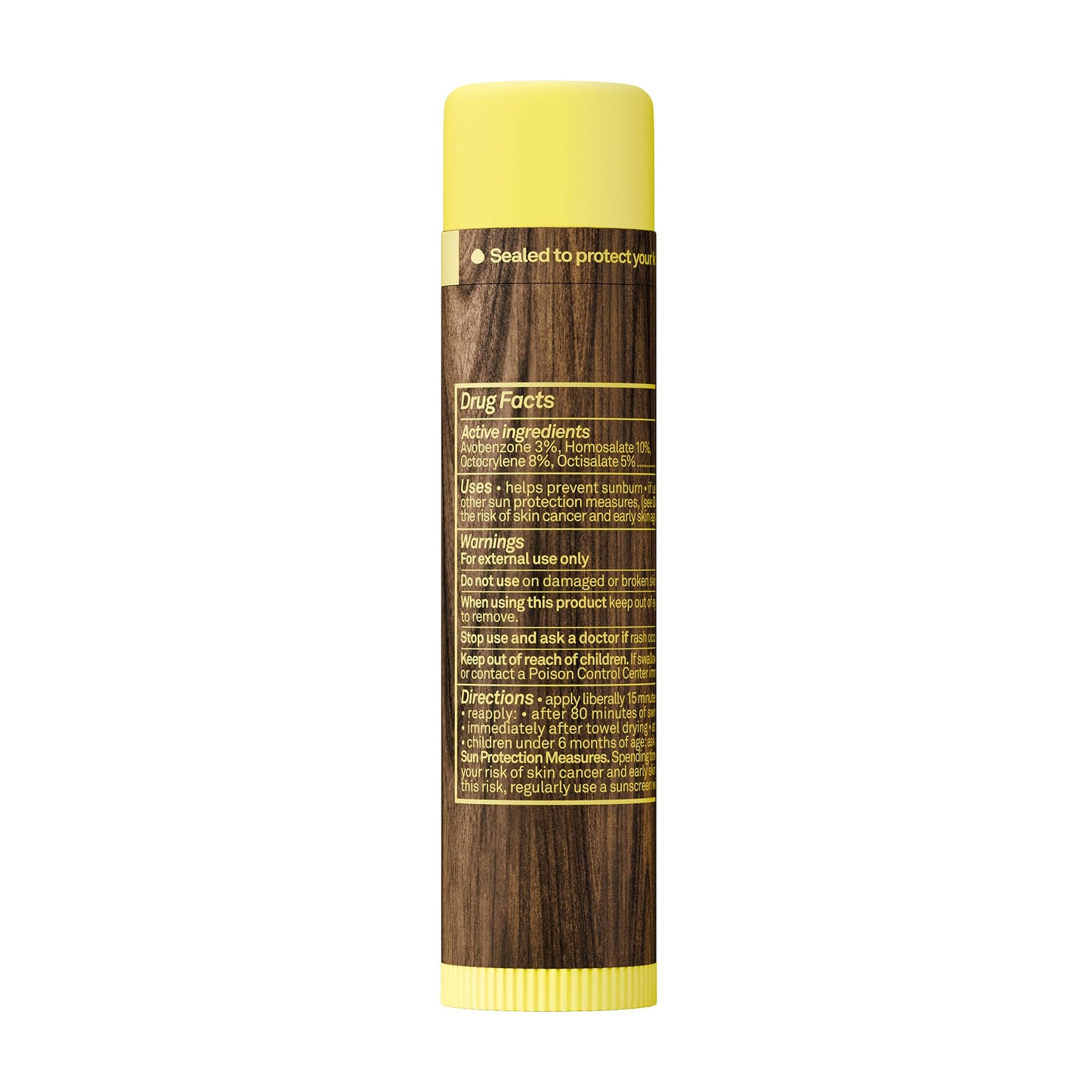Sun Bum vegan lip balm banana variant