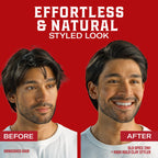 Man applying Old Spice styling clay for definition