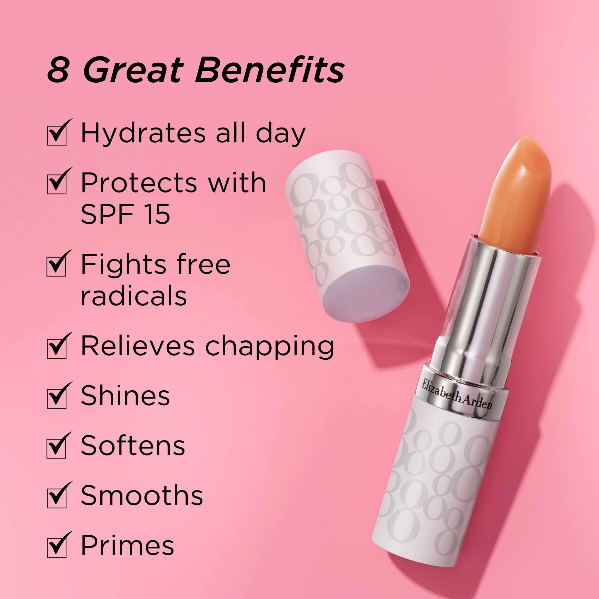Top view of Elizabeth Arden Eight Hour lip balm stick