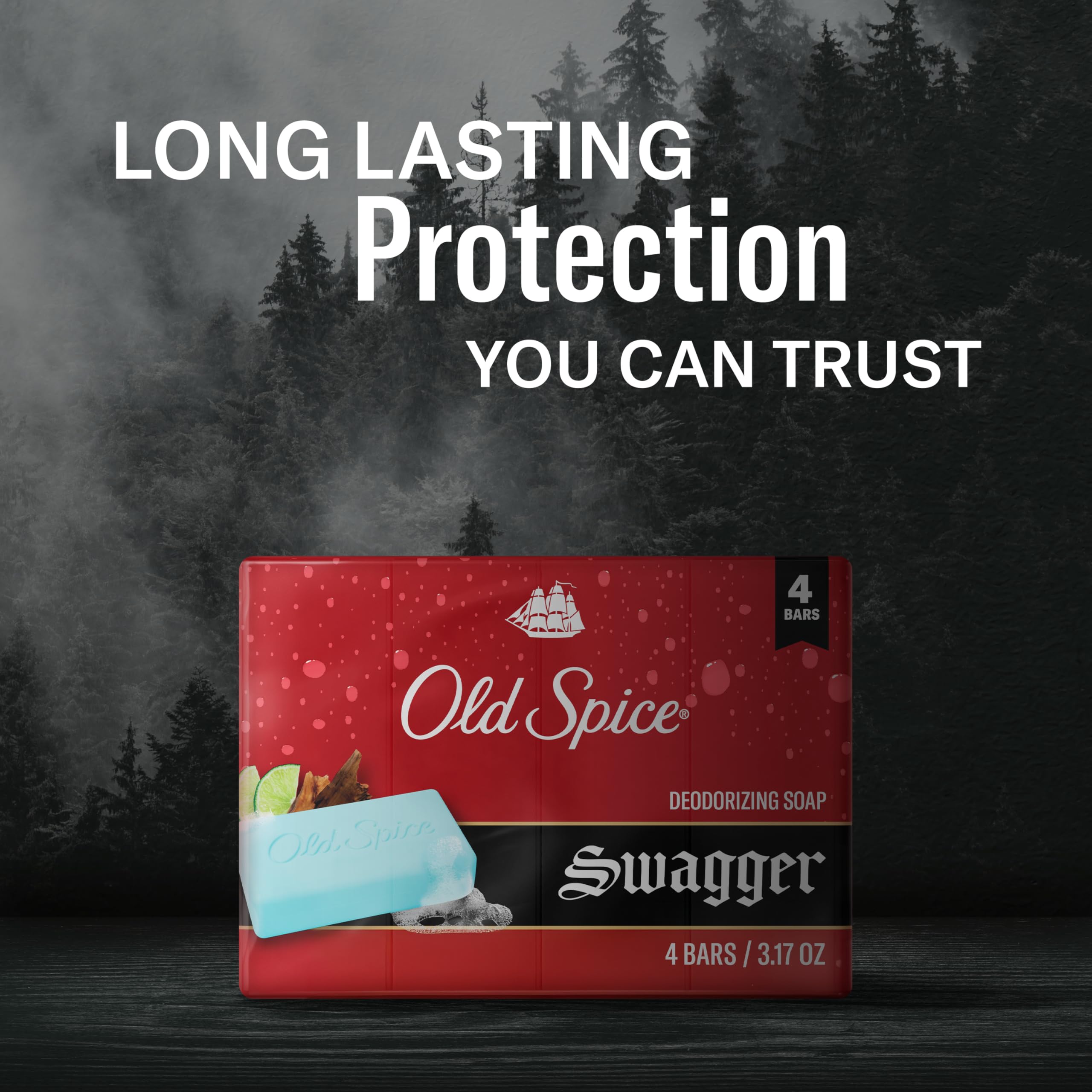Authentic USA imported Old Spice men cleansing bar set