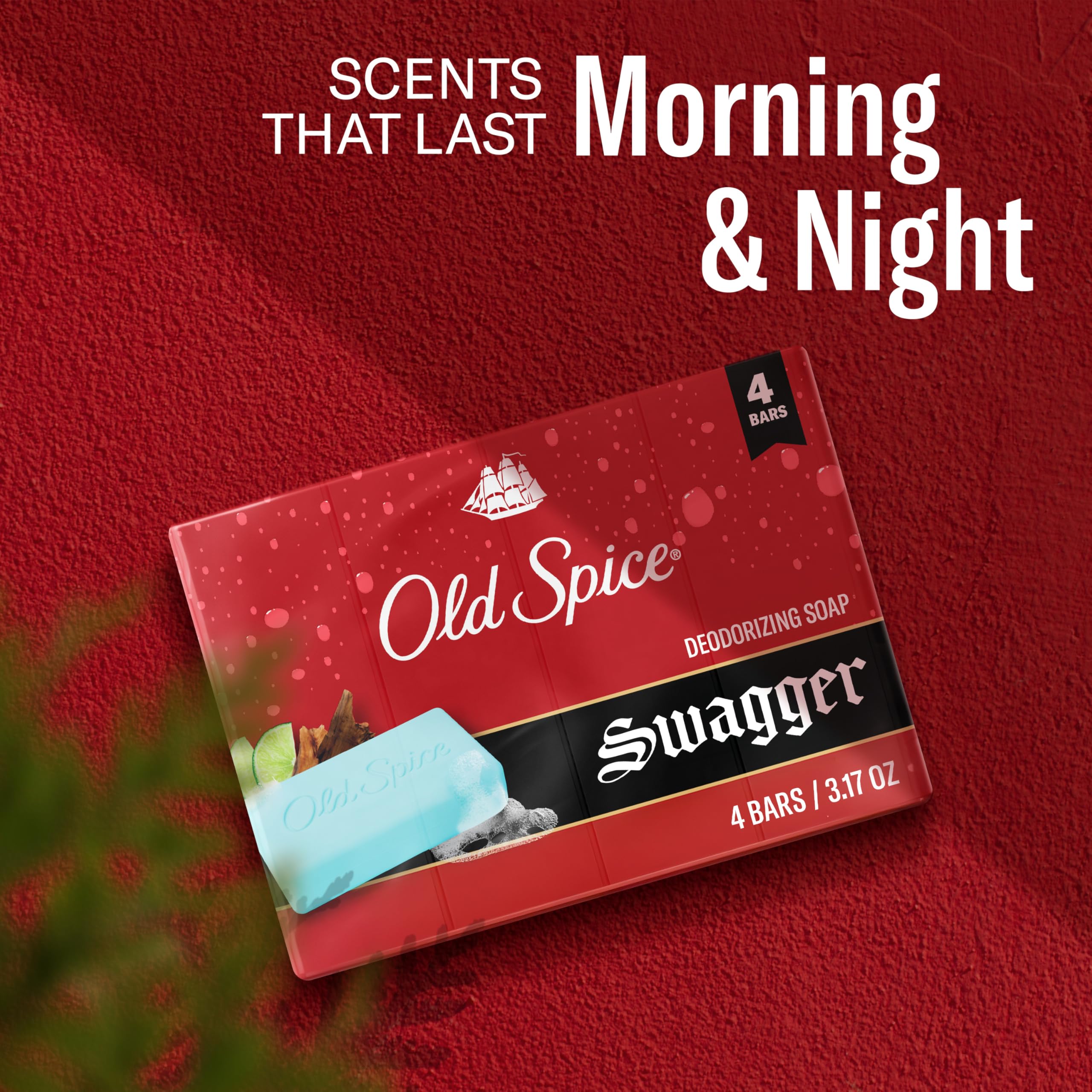 Old Spice Red Collection Swagger soap bars stacked together