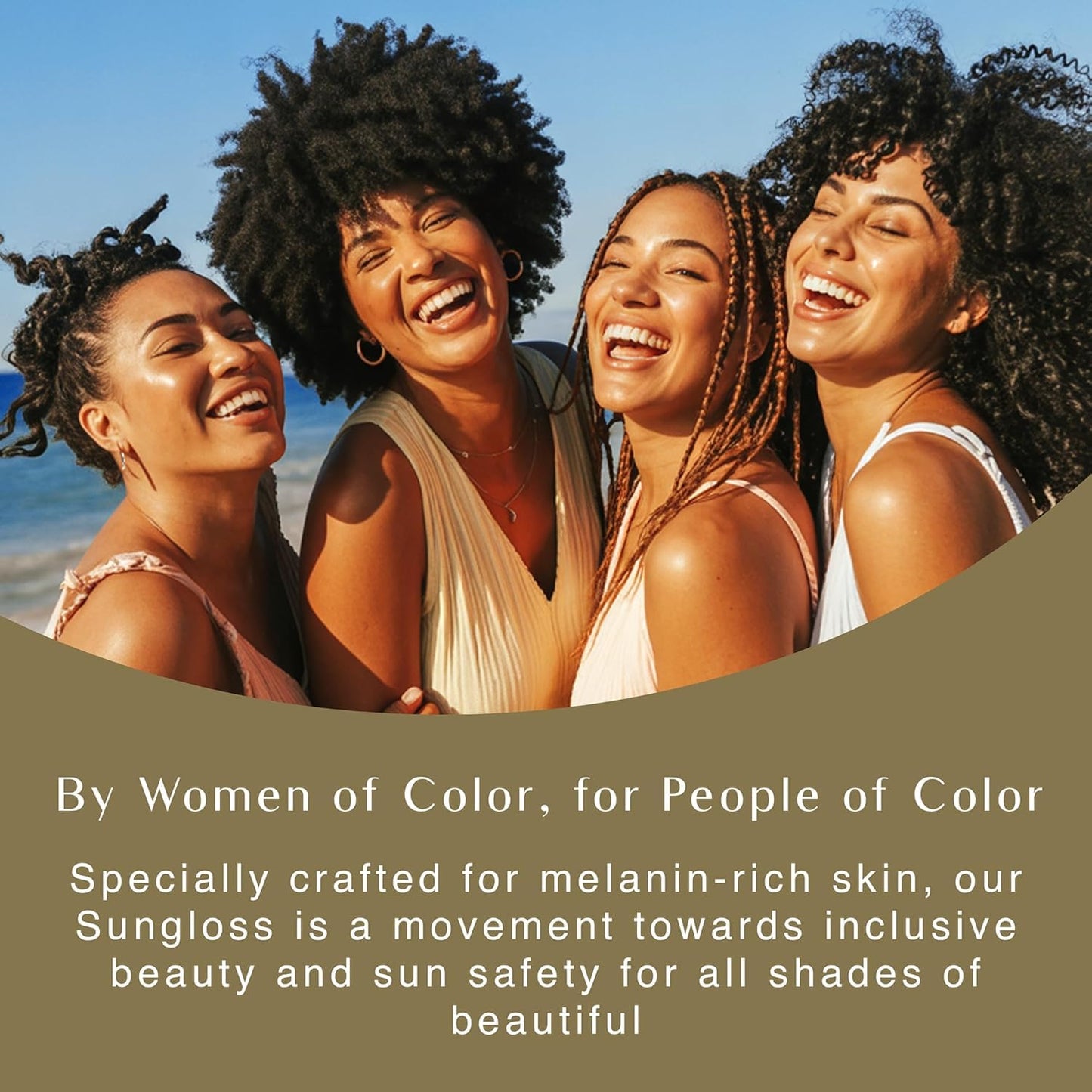 Authentic USA imported Black Girl Sunscreen Make It Pop sungloss collection