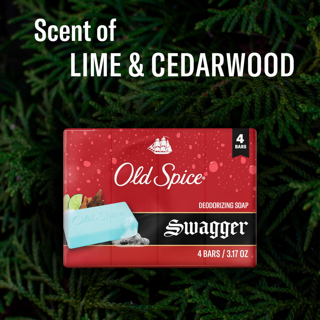 Old Spice imported personal care bar soap display