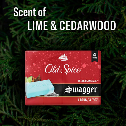 Premium imported Old Spice Swagger three point seventeen ounce bars