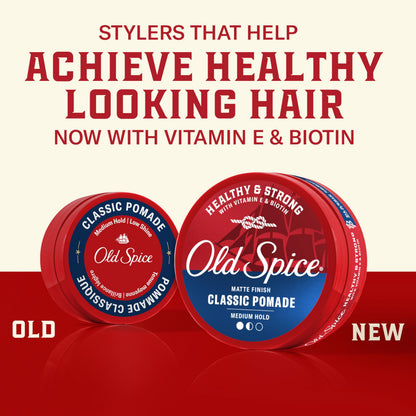 Old Spice Classic Pomade container top view