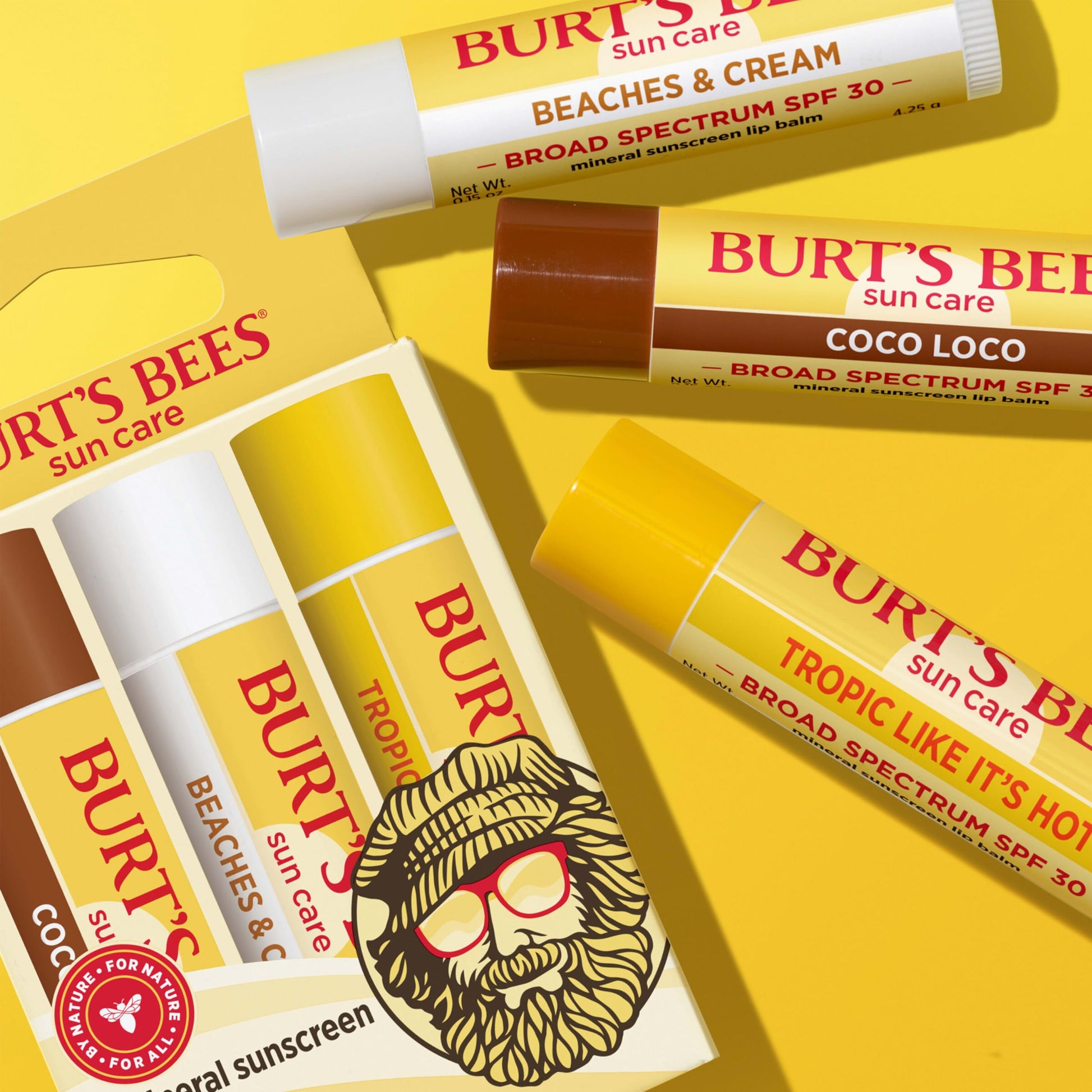 A detailed shot of the 0.15 Ounce sunscreen tubes showcasing the authentic brand branding