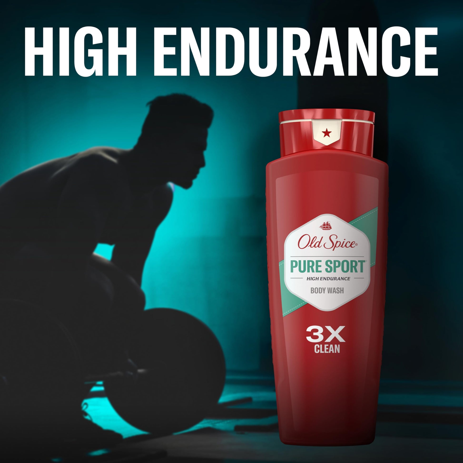 Rich lathering demonstration of the premium male daily shower wash formula on a wet mesh sponge.