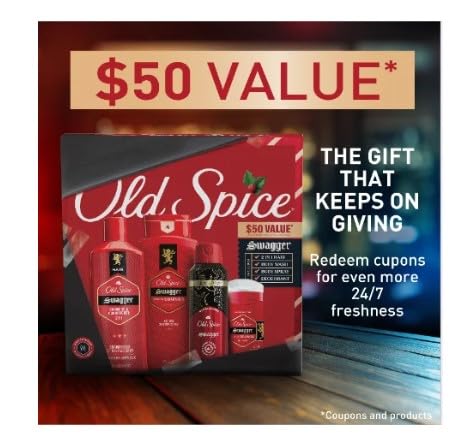 Old Spice 2024 holiday edition grooming pack contents