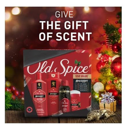 Four piece Old Spice Swagger grooming bundle