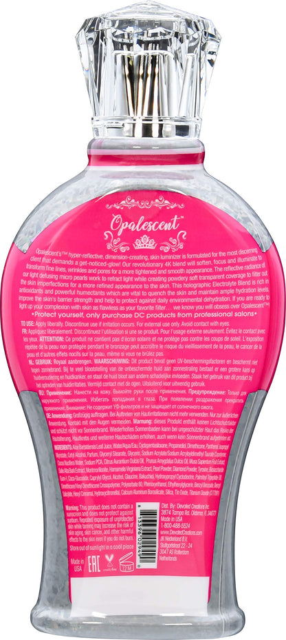 Devoted Creations Opalescent Tanning Lotion 12.25 Fluid Ounces product packaging