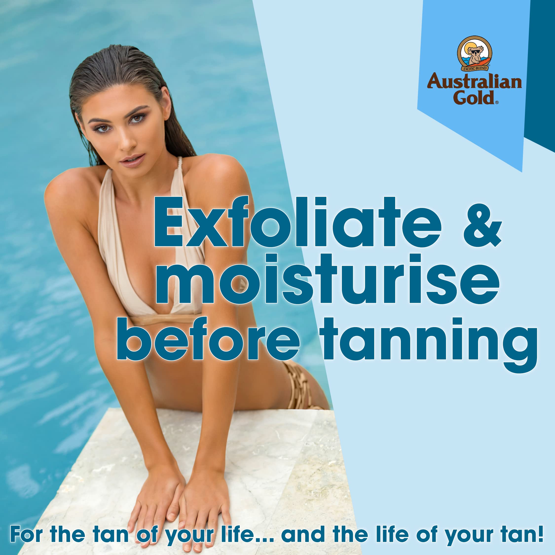 Australian Gold Sinfully Black tanning lotion packaging details