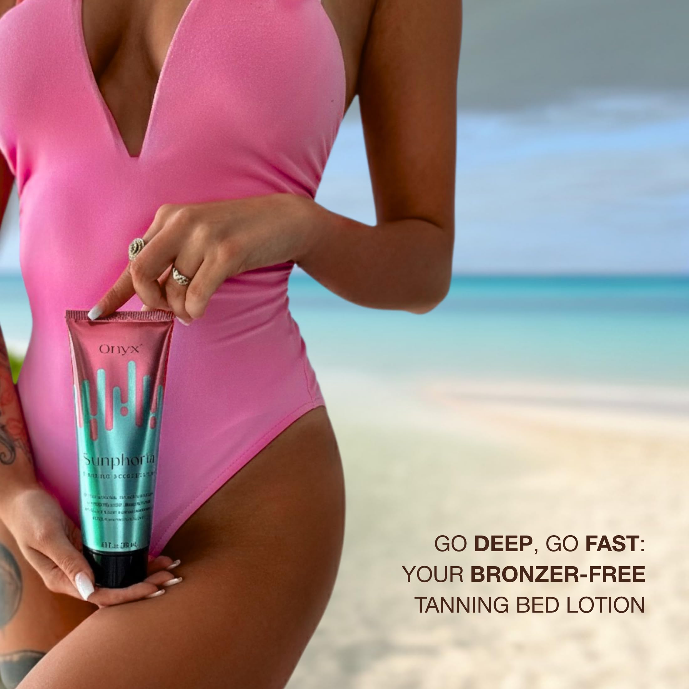Texture of Onyx Sunphoria non-greasy tanning accelerator