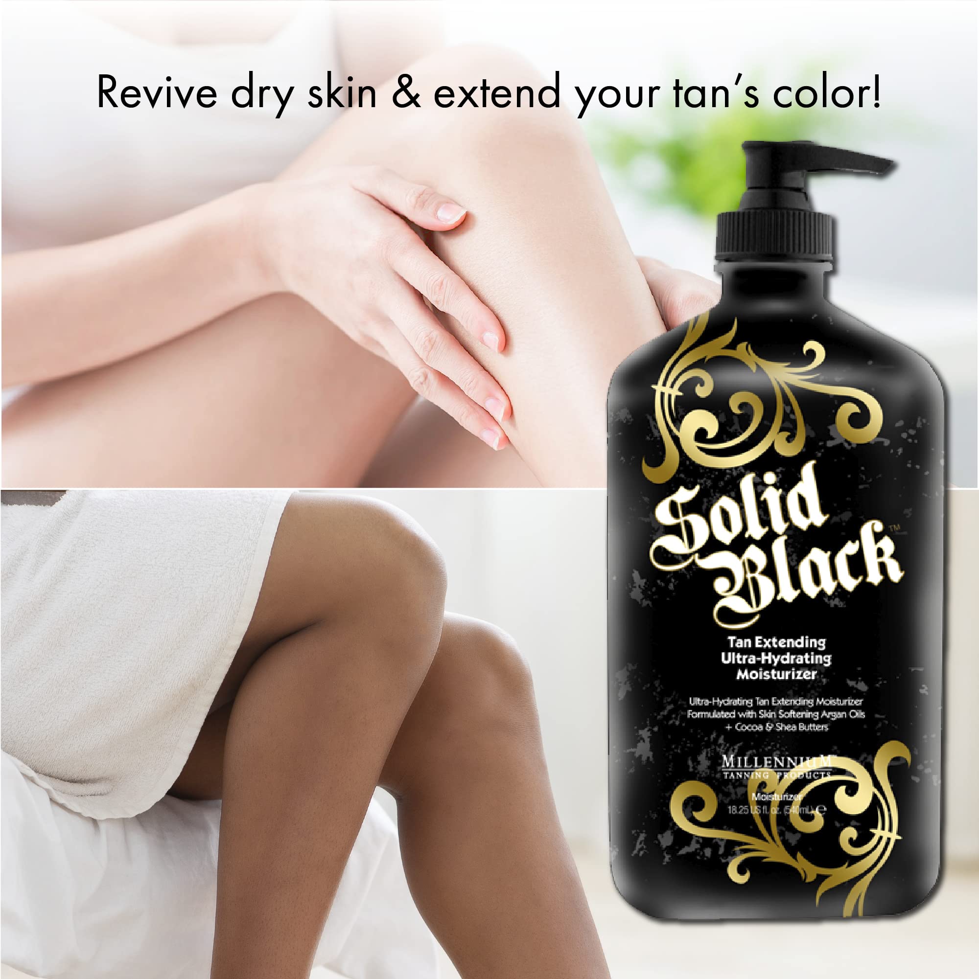 Texture of Dolce Vita Bella Black 100X bronzing lotion