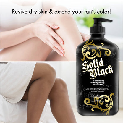 Texture of Dolce Vita Bella Black 100X bronzing lotion